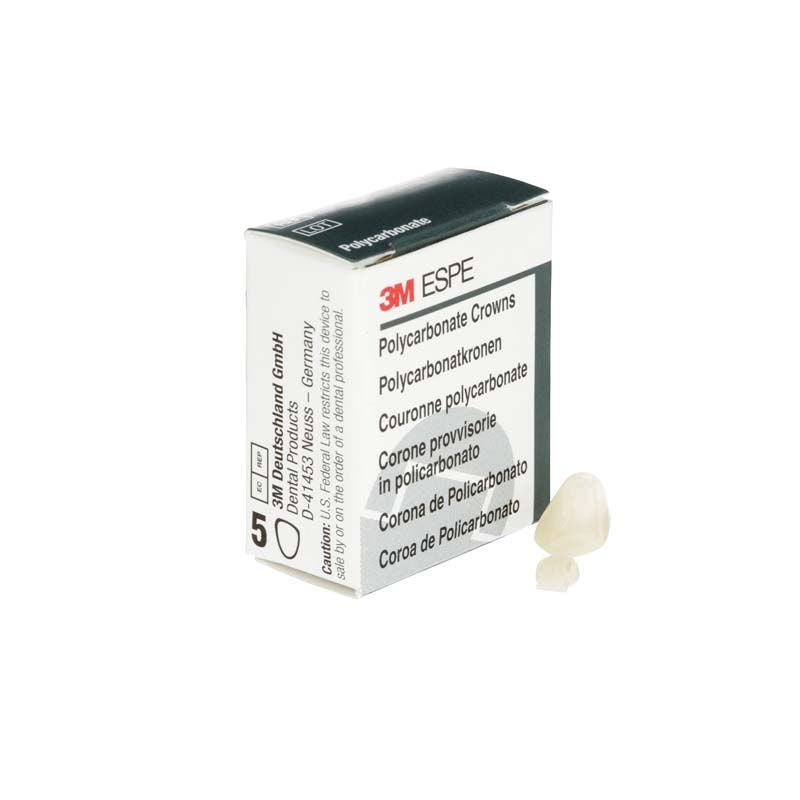 3M Polycarbonat-Krone Eckzähne Nr. 36 neben Verpackung.