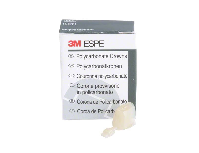 Polycarbonat-Krone Prämolar Nr. 51 vor Produktverpackung von 3M.