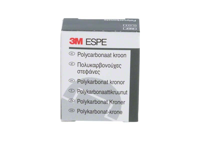 Polycarbonat-Kronen-Verpackung von 3M für Prämolar Nr. 53.