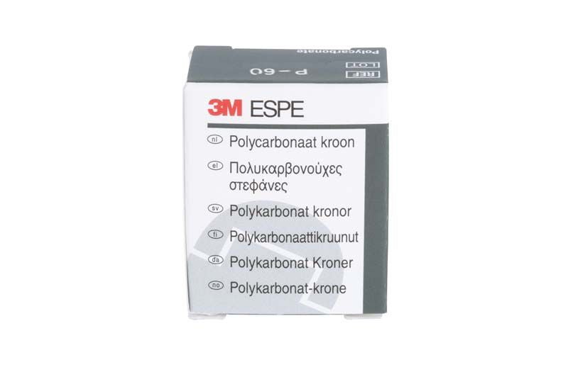 Polycarbonat-Krone UK Front Nr. 60 Verpackung mit mehrsprachiger Beschriftung.