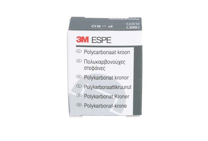 Polycarbonat-Krone UK Front Nr. 60 Verpackung mit mehrsprachiger Beschriftung.