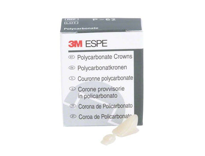Polycarbonat-Krone UK Front Nr. 62 in Originalverpackung von 3M ESPE.