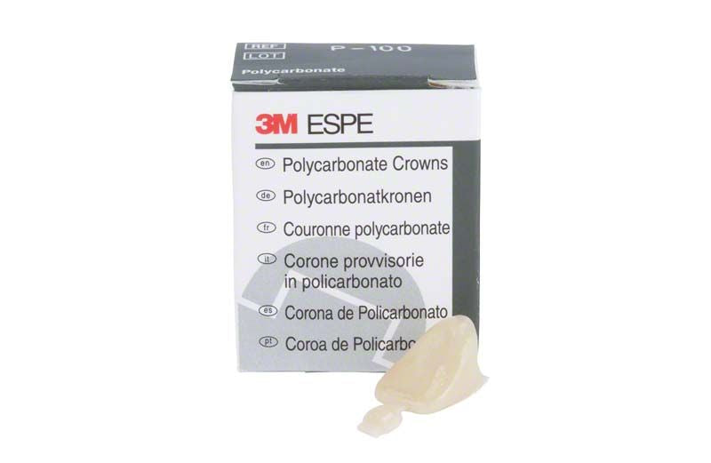 Polycarbonat-Kronen OK Front Nr. 100 vor Produktverpackung.