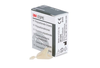 Polycarbonat-Krone OK Front Nr. 100 vor mehrsprachiger Verpackung.