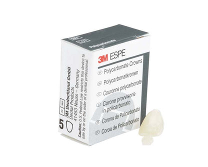 Polycarbonat-Krone OK Front Nr. 103 neben Verpackung mit Produktinformationen.