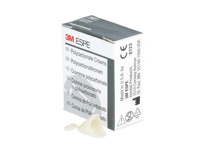 Polycarbonat-Krone Eckzähne Nr. 302 vor 3M ESPE Verpackung.