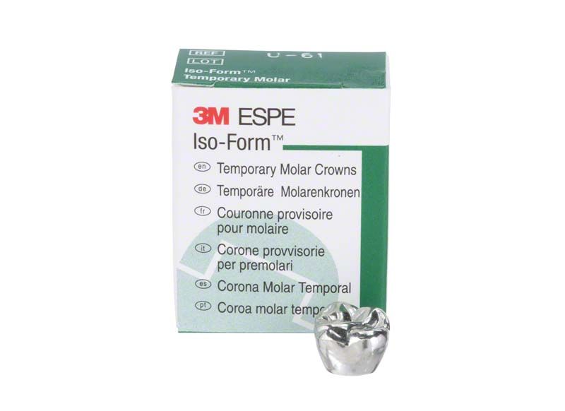 Iso-Form Kronen Molaren OK U-61 vor Produktverpackung.