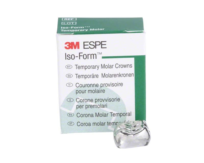 Verpackung der Iso-Form Kronen Molaren OK U-78 mit einzelner Krone.