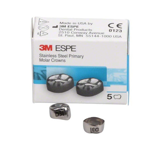 Image of Edelstahlkronen Milchzahnmolar UK D-LR-3