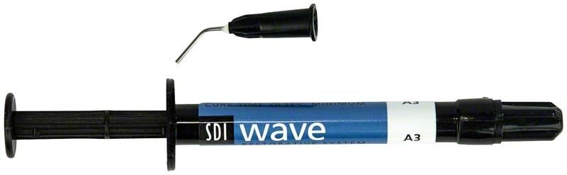 Wave Spritze A3 mit abnehmbarem schwarzen Verschluss und Applikationsspitze.
