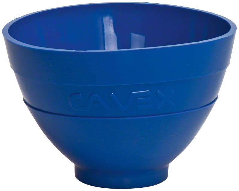 Blauer Cavex Anmischbecher für präzise Dentalabdrücke.