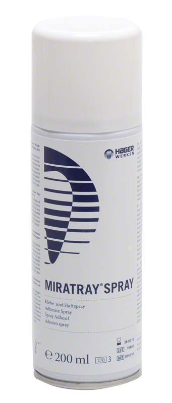 Miratray® Spray Dose für zahnärztliche Abdrucklöffel, 200 ml.
