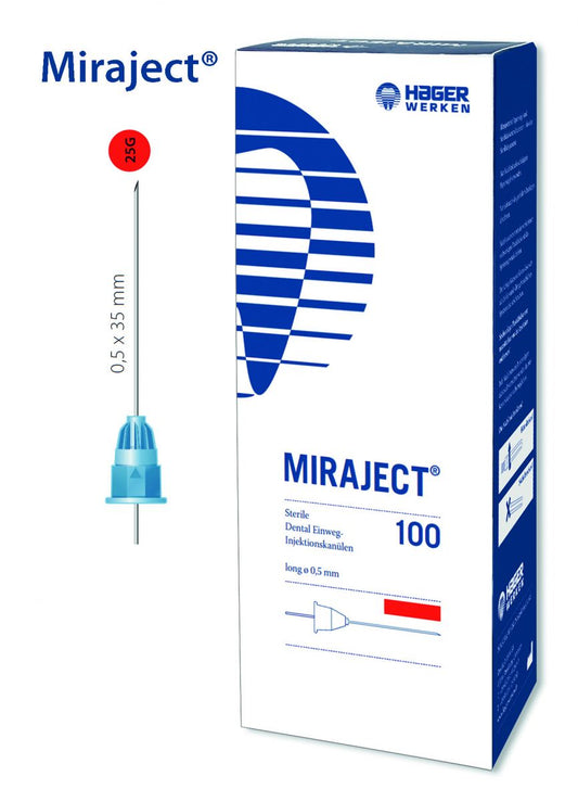 Image of Miraject carpule 25G 0,5 x 35mm