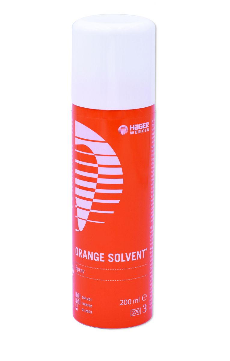 Orange Solvent Spray 200ml von Hager & Werken mit Orangenöl.