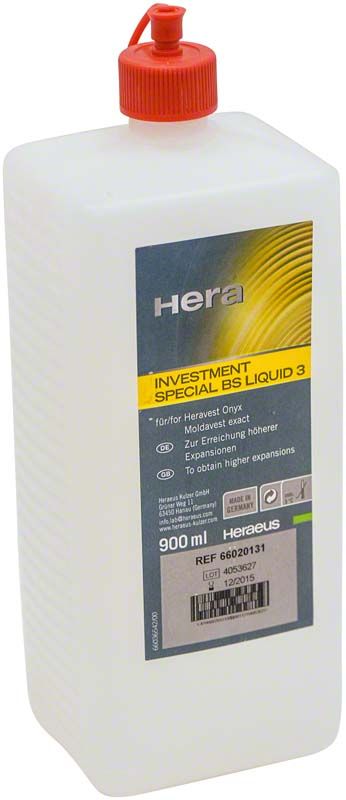 Investitionsflüssigkeit Hera Investment Special BS Liquid 3, 900ml Flasche.