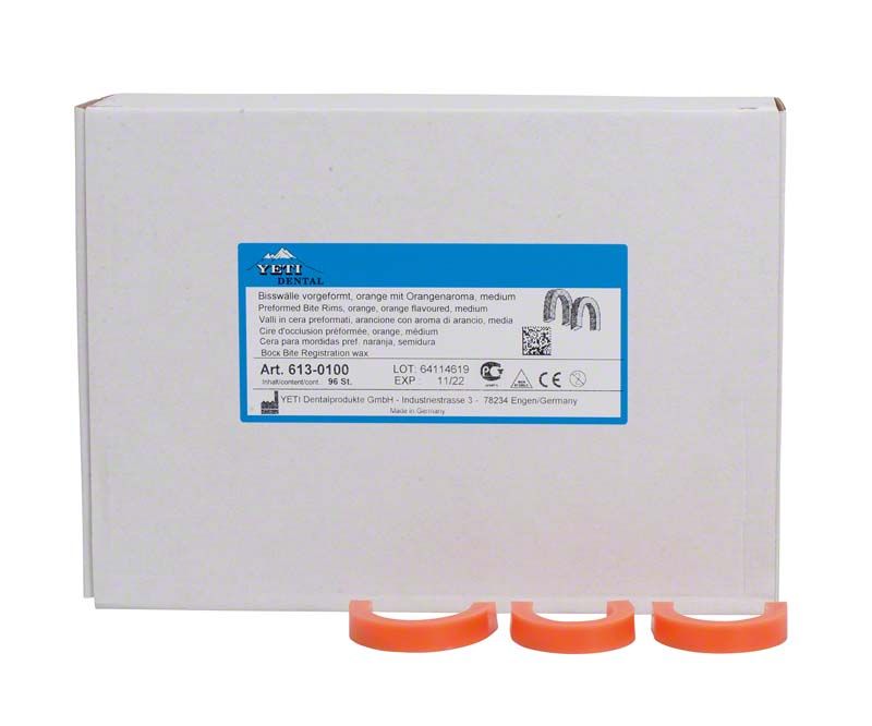 Verpackung der Bisswälle Aroma Orange 96 Stück medium mit Orangenaroma.