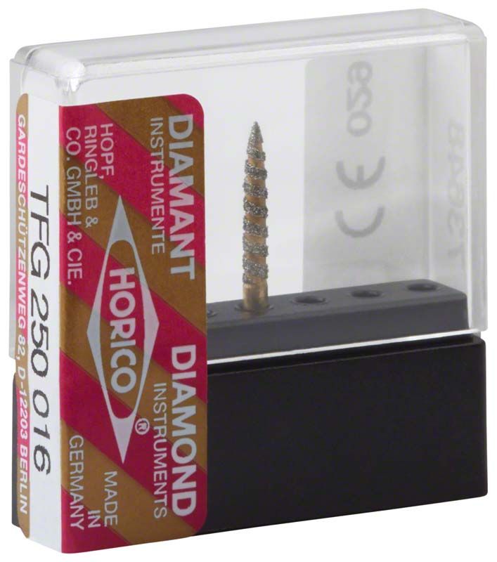 Turbodiamant TFG 250 016 in transparenter Verpackung mit Etikett.