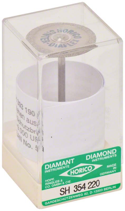SINTER DIAFLEX® SH 354 220 Diamantinstrument in transparenter Verpackung.