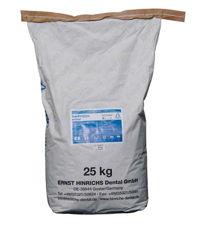 Sockelgips Natur rosa in 25kg Sack mit Herstellerlogo und Produktinformationen.