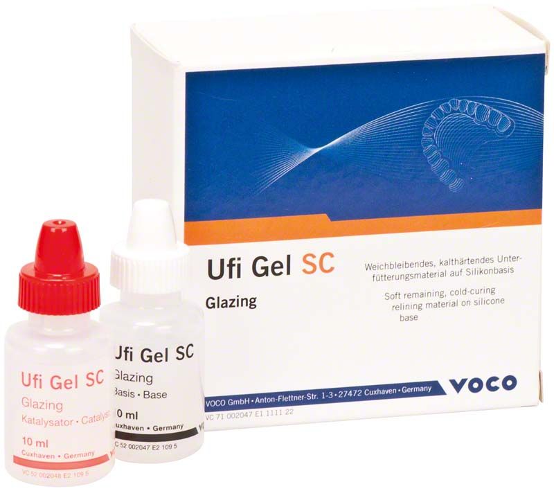 Ufi Gel® SC Glazing Kartuschenverpackung mit Basis- und Katalysatorflasche.