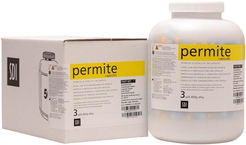 Permite Kapseln Gr. 3 in 500er Verpackung und Dose.