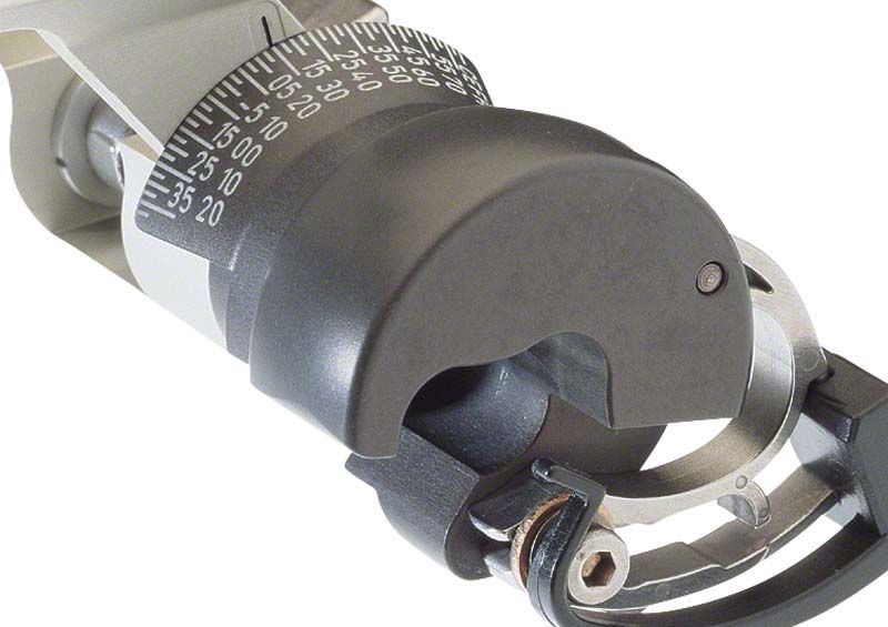 PROTAR® evo 5 ohne Split-Cast mit Detailansicht der Einstellungsskala