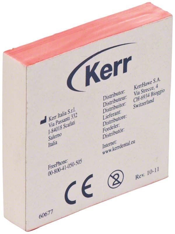 Life Anmischblock von Kerr mit Verpackungsdetails und CE-Kennzeichnung.