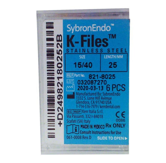 Image of SybronEndo K-Feilen 25mm ISO 015 - 040 sortiert