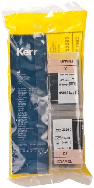 Kunststoffverpackung mit Herculite XRV Enamel Unidose D3.