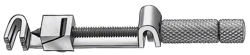 Matrizenspanner TOFFLEMIRE Universal mit gezahnter Griffstruktur.