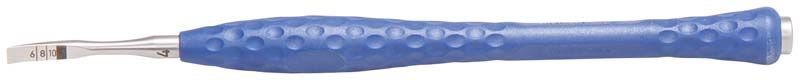 Ergoplant Osteotom gebogen 4mm mit blauem Griff.