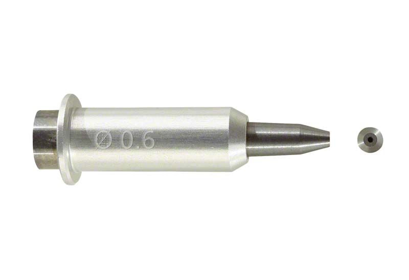 Runddüse Ø 0,65 mm aus High-Tech-Material für Sandstrahlgerät.