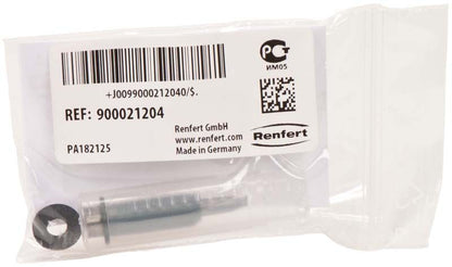 Strahldüse Renfert Basic in transparenter Verpackung mit Etikett und Barcode.