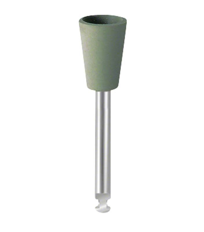 EVEFLEX Polierer GH3K mit feiner grüner Polierspitze und Metallgriff.