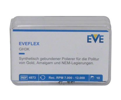 EVEFLEX Polierer Packung mit 10 feinen Polierspitzen für Metallpolitur.