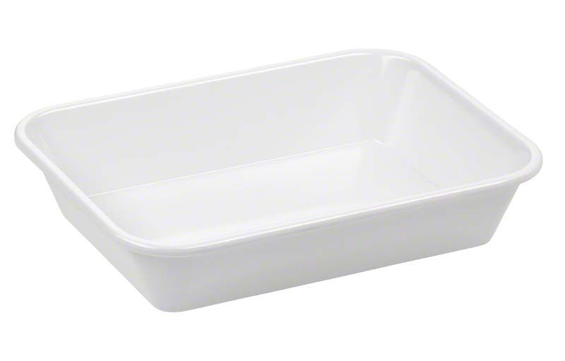 Weißes Kunststoffbecken Festopas Becken 68/0 für medizinische Einrichtungen.