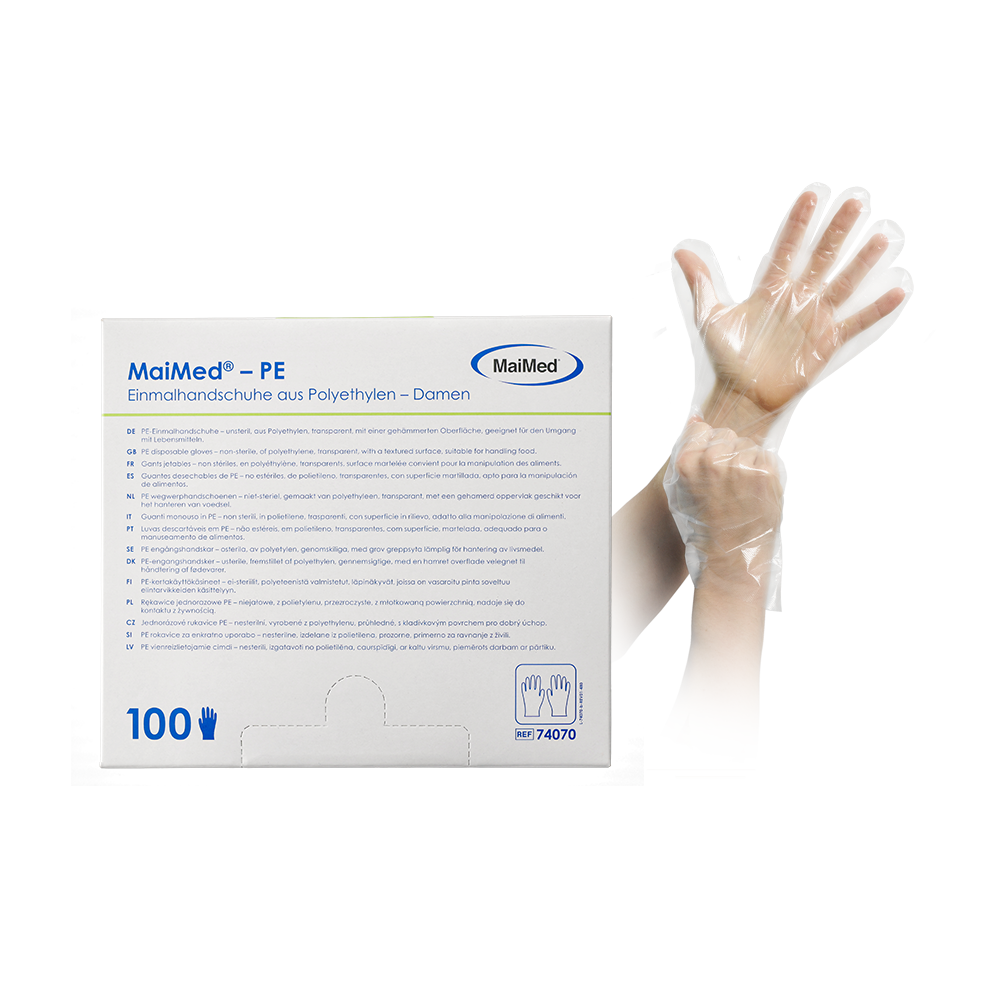 MaiMed-PE-unsteril Einmalhandschuhe aus Polyethylen