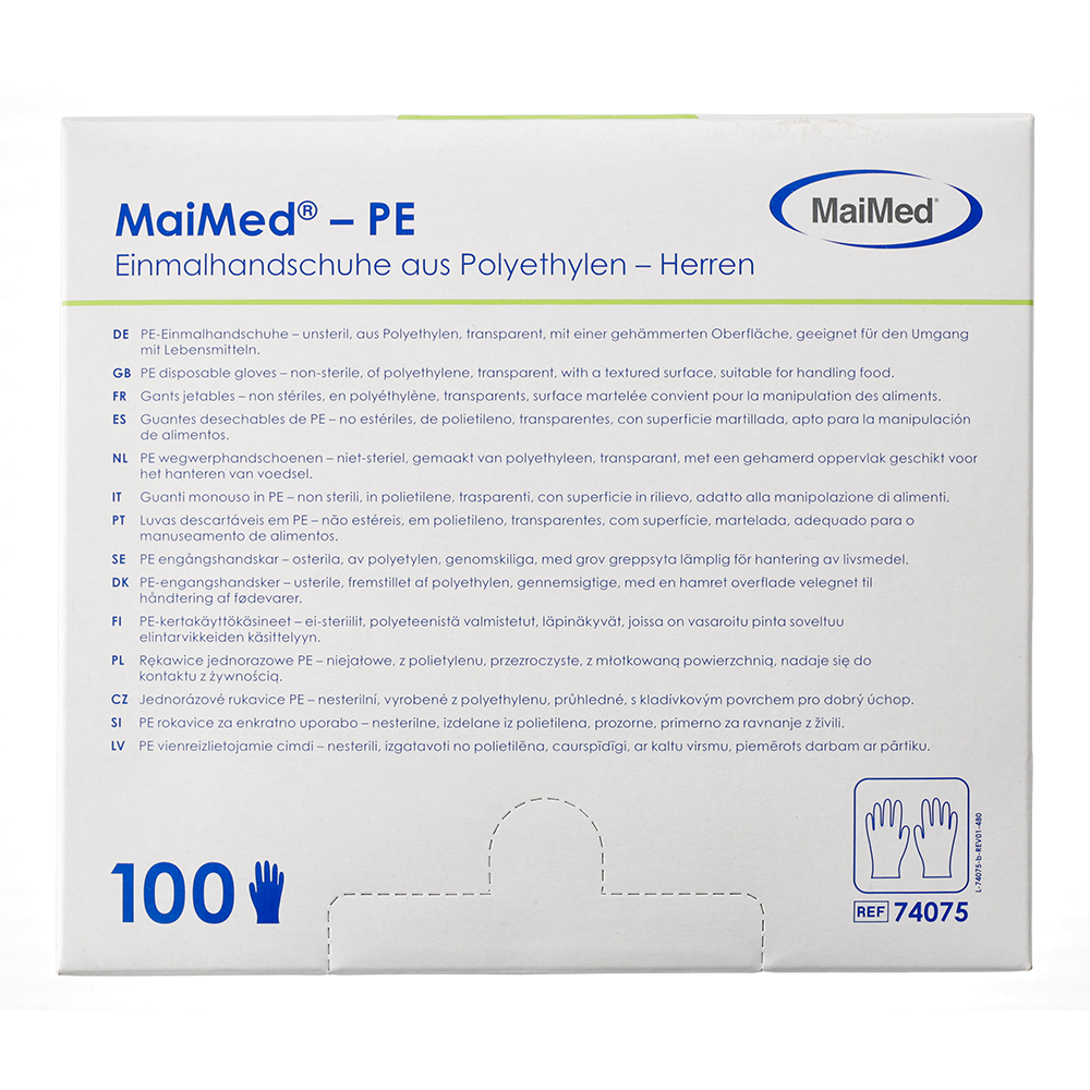 MaiMed-PE-unsteril Einmalhandschuhe aus Polyethylen