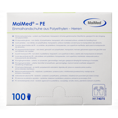 MaiMed-PE-unsteril Einmalhandschuhe aus Polyethylen