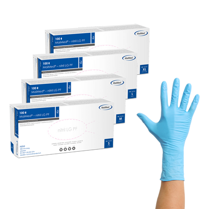 MaiMed-nitril LG PF Extralange Nitrilhandschuhe, puderfrei