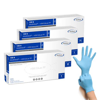 MaiMed-nitril blue PF Puderfrei Einmalhandschuhe