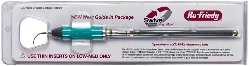 Swivel Direct Flow After Five Einsatz 25kHz in Verpackung mit Griffansicht