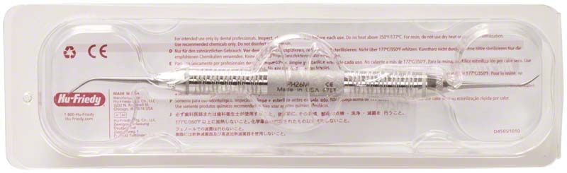 Raspatorium Hourigan Figur 2 Griff 6 in Plastikverpackung.