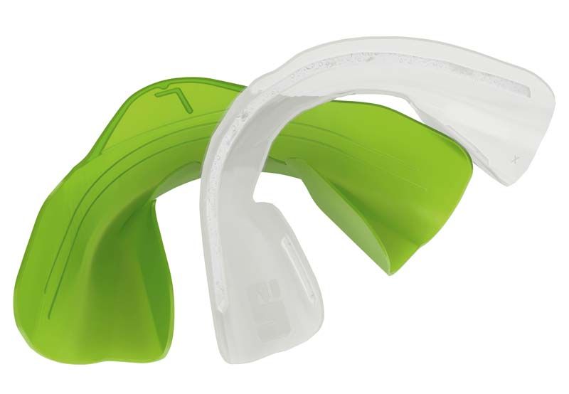 UltraEZ KombiTrays mit grünem und transparentem Desensibilisierungsgel-Einsatz.