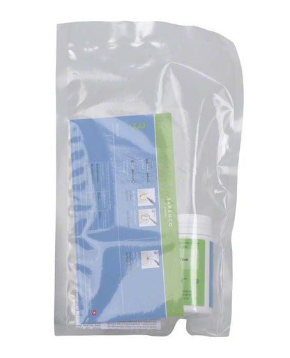Durchsichtige Verpackung mit ELS flow Tips A3 opaque von Saremco Dental.