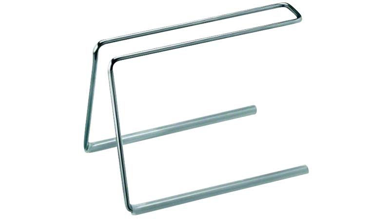 Zangenaufbewahrung KFO Ständer aus Edelstahl mit rutschfesten Silikonfüßen.