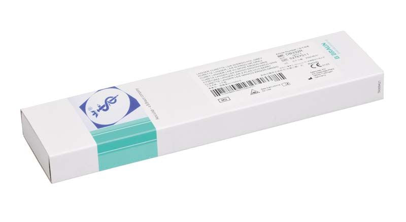 Verpackung der Universalkürette ANATOMIC COLOURS LANGER, Produktname und Logo sichtbar.