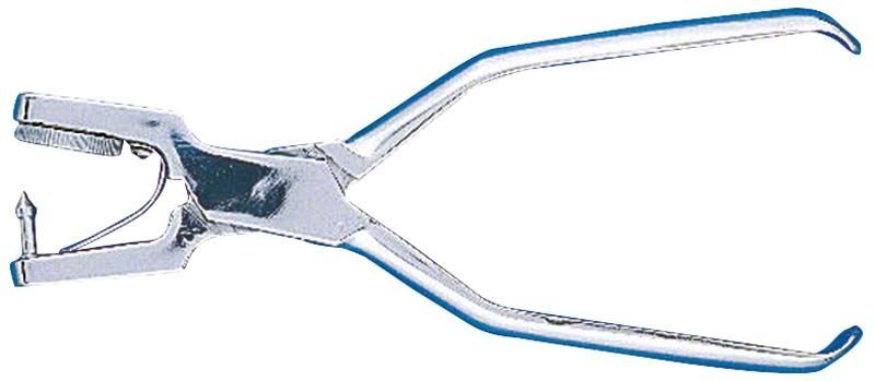 Fit Lochzange aus Edelstahl für präzise Dentalperforationen.