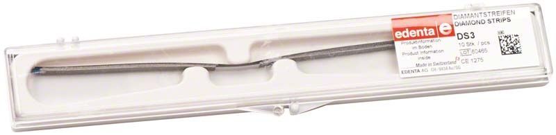 Diamantstreifen 45 micron in blauer Verpackung von Edenta.