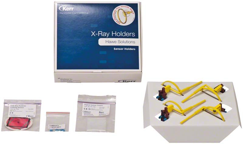 Endo-Bite™ Senso posterior Halterungen in geöffneter Verpackung.